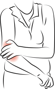Illustration des pathologies du coude